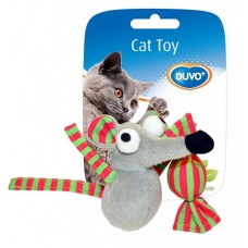 DUVO+ Игрушка для кошек "Мышка + конфетка" с мятой