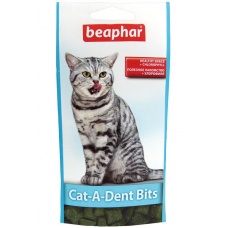 Cat-A-Dent Bits Подушечки для чистки зубов кошек (Беафар), уп. 35гр