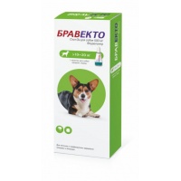 Бравекто Спот Он для собак от 10 до 20 кг, 500 мг (1 пип/уп)