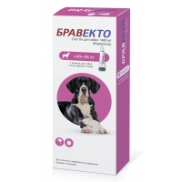 Бравекто Спот Он для собак более 40 кг (40-56), 1400 мг (1 пип/уп)