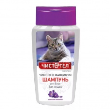 ЧИСТОТЕЛ Максимум Шaмпунь от блох для кошек 180мл