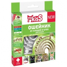 Ms. Kiss Ошейник (репел) для кошек зеленый 38 см