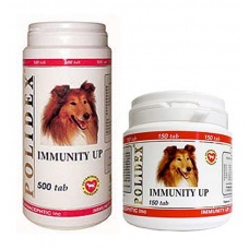 Иммунити Ап Полидэкс (T.E.C. Pharmacephtic) для собак, уп. 150 и 500 таб.