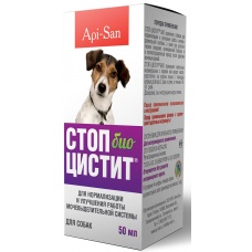 Стоп-Цистит био (Апи-Сан) суспензия для собак, флак. 50 мл