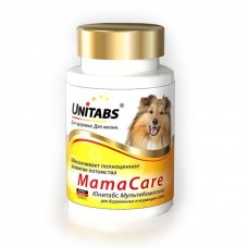 Юнитабс MamaCare для щенков и кормящих собак, уп. 100 таб.