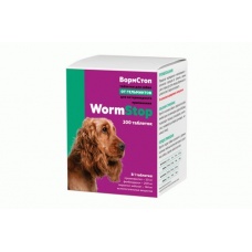 ВормСтоп антигельминтик для собак, 10 и 200 таб.