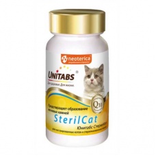ЮНИТАБС SterilCat с Q10 Витамины для кошек 120таб. U302