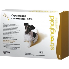 Стронгхолд, 12% 60 мг для собак 5,1-10 кг, 3 пип.