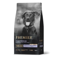 Premier Dog Salmon&Turkey ADULT Medium сухой корм для собак мелких пород, индейка и лосось