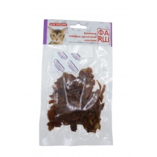 Лакомство для кошек Фарш Вяленые говяжьи молочные ломтики 40 г