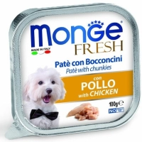 Monge Dog Fresh консервы для собак курица 100г