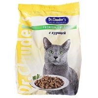 Dr. Cluader's cухой корм  с КУРИЦЕЙ для кошек, 15 кг