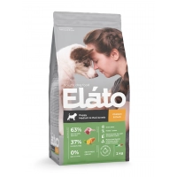 Elato Holistic корм для щенков средних и крупных пород с курицей и уткой, 2кг