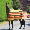 SHIRES TEMPEST Попона флисовая в полоску "Original Newmarket", желтый-черный-красный