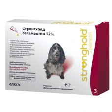Стронгхолд 12% 120мг для собак 10,1 - 20 кг, 3 пип.
