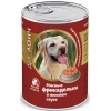 Dog Lunchконсервы для собак Мясные фрикадельки в нежном соусе Мясное ассорти