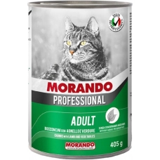 Morando Professional консервы для кошек кусочки с Ягненком и овощами