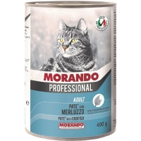Morando Professional консервы для кошек паштет с Треской
