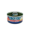 Farmina N&D CAT NATURAL влажный корм для кошек тунец с лососем, 70 г