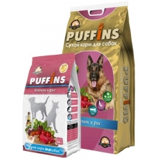 Puffins сухой корм для собак Ягненок и рис